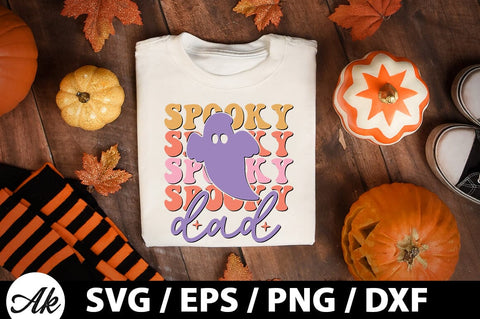Spooky dad Retro SVG SVG akazaddesign 