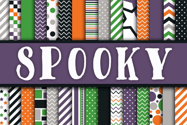 Spooky Digital Papers Sublimation Old Market 