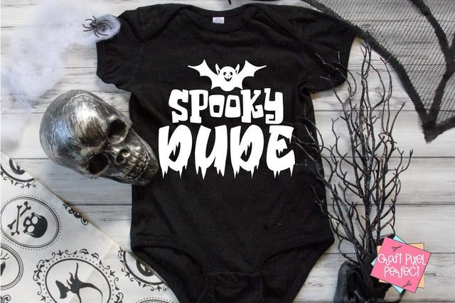 Spooky Dude, Halloween Quote, Spooky Svg, Baby Halloween Svg, Baby Ghoul Svg, Baby Ghost Svg, Halloween Svg SVG Craft Pixel Perfect 