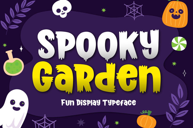 Spooky Garden Font Holydie Studio 