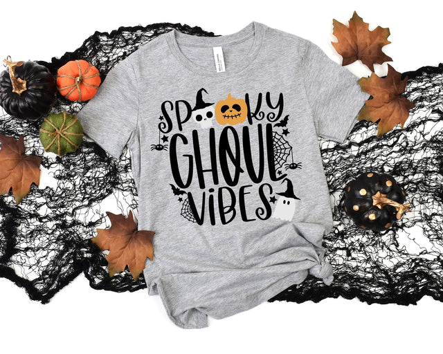 Spooky Ghoul Vibes | Halloween SVG | Halloween Décor | PNG | DXF SVG Toteally SVG 