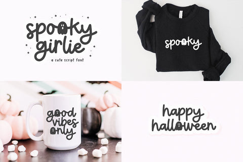 Spooky Halloween Font Bundle Font KA Designs 