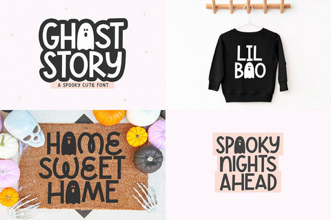 Spooky Halloween Font Bundle Font KA Designs 