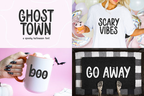 Spooky Halloween Font Bundle Font KA Designs 