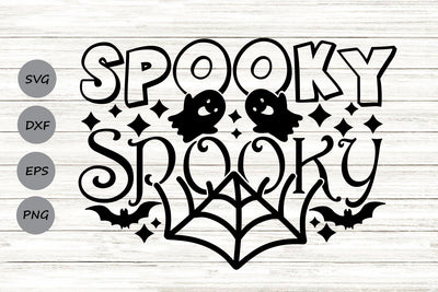 Spooky| Halloween Ghost SVG Cutting Files. SVG CosmosFineArt 