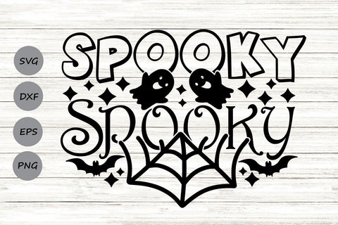 Spooky| Halloween Ghost SVG Cutting Files. SVG CosmosFineArt 