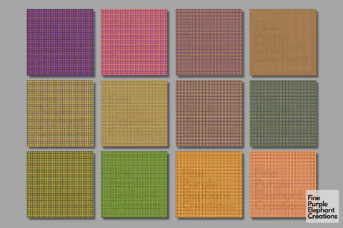 Spooky Halloween Plaid | Texture Background Digital Pattern Fine Purple Elephant Creations 