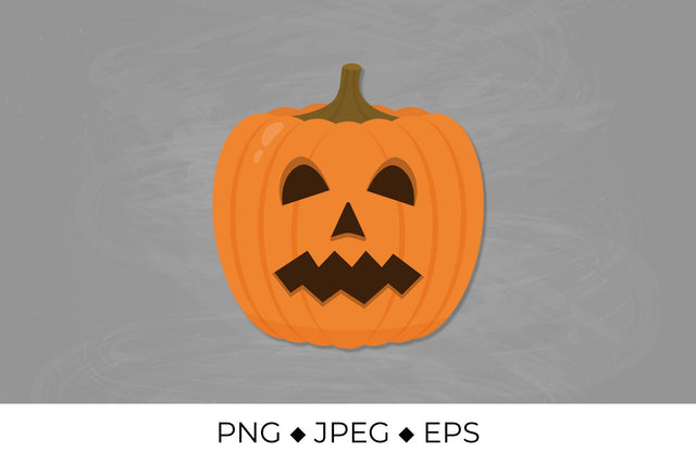 Spooky Halloween pumpkin face. Cute Jack-o'-Lantern sublimation Sublimation LaBelezoka 