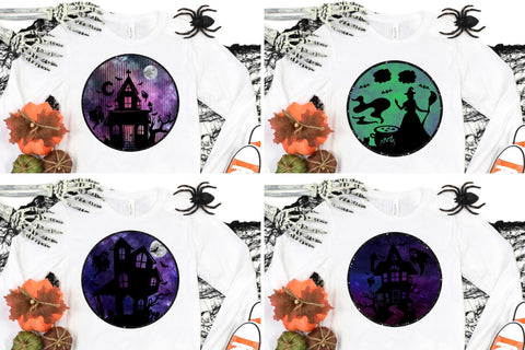 Spooky Halloween Sublimation Design Bundle Sublimation Digital Clipart Deals 