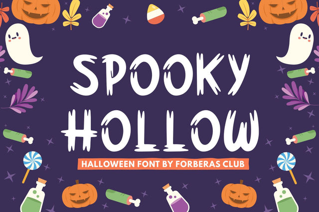 Spooky Hollow Font Forberas 