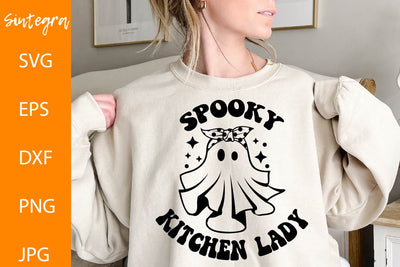 Spooky Kitchen Lady SVG, Halloween Svg SVG Sintegra 