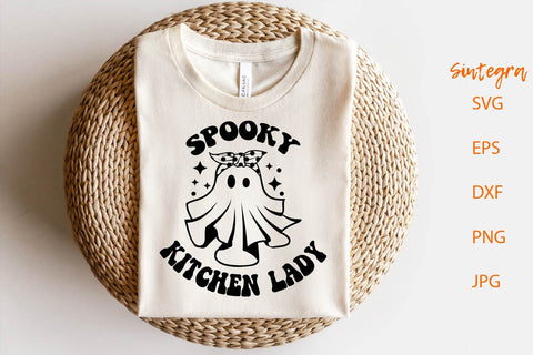 Spooky Kitchen Lady SVG, Halloween Svg SVG Sintegra 