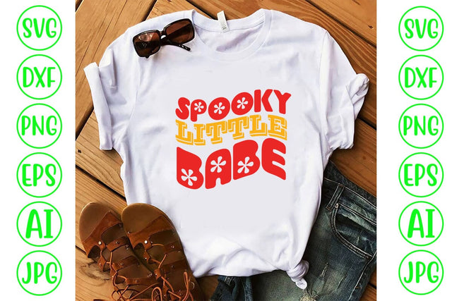 Spooky Little Babe Retro SVG SVG Syaman 