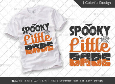 Spooky Little Babe SVG Cut File | Halloween Svg | Babe Halloween Svg | Toddler Svg | Boo Svg | Spooky Svg | Halloween T-shirt Design SVG ETC Craft 