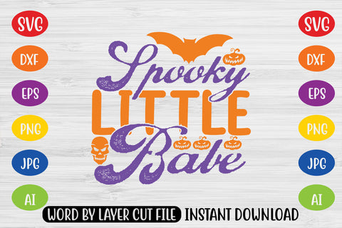 Spooky Little Babe SVG CUT FILE SVG MStudio 