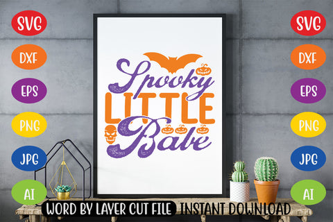 Spooky Little Babe SVG CUT FILE SVG MStudio 