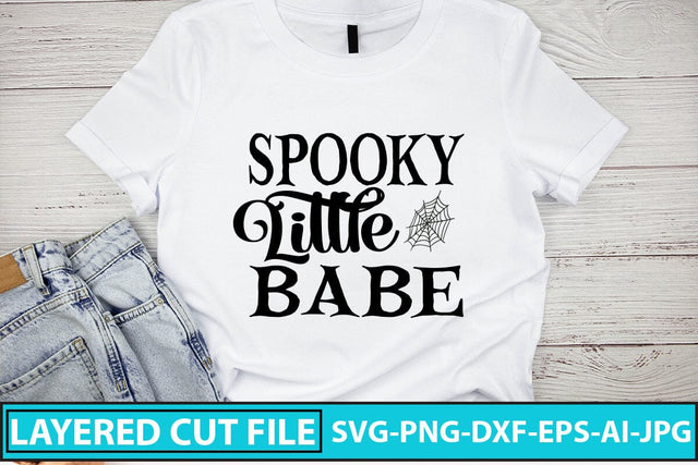 Spooky Little Babe SVG Cut File SVG Syaman 