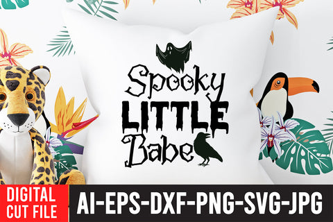 Spooky Little Babe SVG Design SVG BlackCatsMedia 