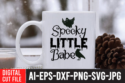 Spooky Little Babe SVG Design SVG BlackCatsMedia 