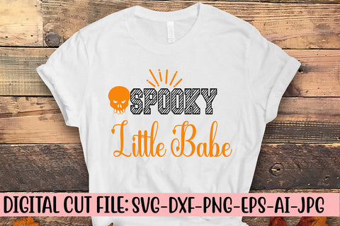 Spooky Little Babe SVG Design SVG Syaman 