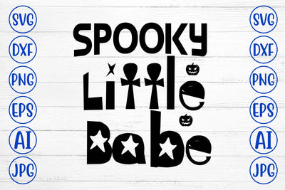 Spooky Little Babe SVG Design SVG Syaman 