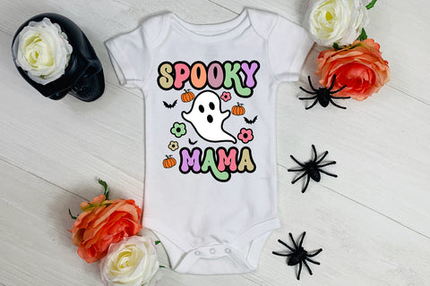 Spooky Mama Groovy Halloween Sublimation I Retro Halloween Sublimation Happy Printables Club 