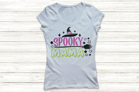 Spooky Mama| Halloween Mom SVG Cutting Files. SVG CosmosFineArt 