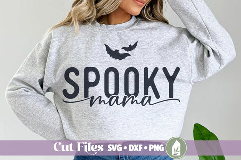 Spooky Mama, Halloween Shirt Design SVG LilleJuniper 