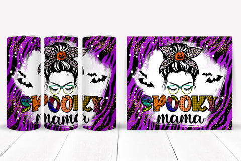 Spooky Mama Halloween Tumbler Sublimation Sublimation Happy Printables Club 