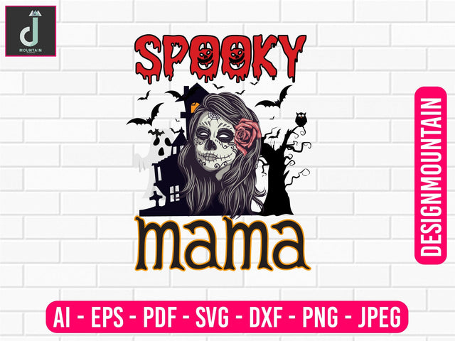 Spooky mama png, halloween svg, halloween png, svg bundle designs Sublimation Alihossainbd 