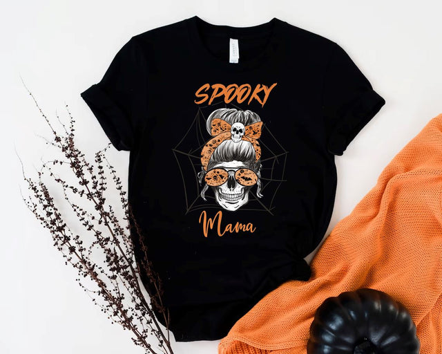 Spooky Mama PNG, Spiderweb PNG, Spooky Mama Halloween Tshirt PNG, Mom Halloween, Spooky Sublimation Design Downloads Sublimation BouDesign 
