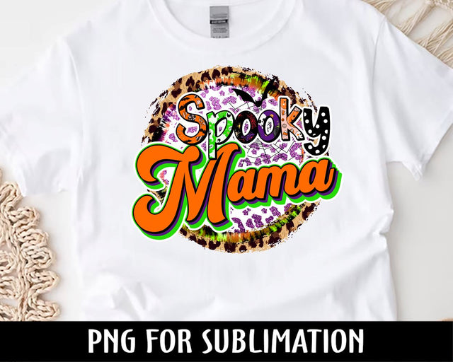 Spooky Mama png, Spooky png, Mama png, Halloween png, Spooky Halloween png, Horror png, Leopard Print png, Horror Halloween png, Sublimation Sublimation BouDesign 