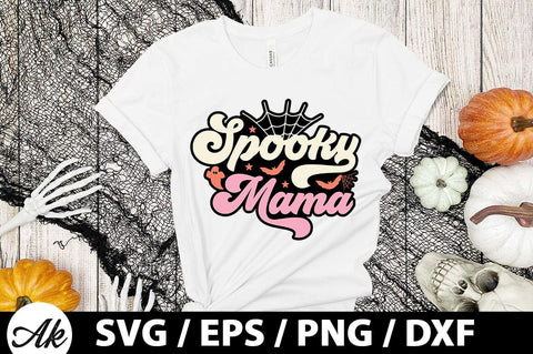 Spooky mama Retro SVG SVG akazaddesign 