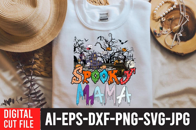 Spooky mama Sublimation Design Sublimation BlackCatsMedia 