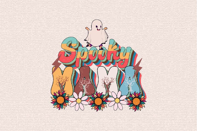 Spooky Mama Sublimation SVGArt 