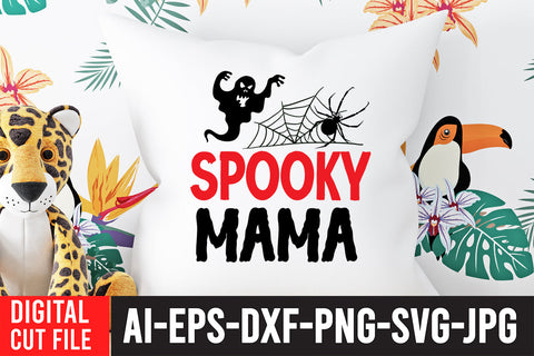 Spooky Mama SVG Cut File SVG BlackCatsMedia 