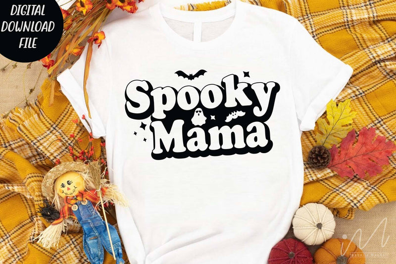 Spooky mama svg, Spooky mama sweet shirt, Spooky mama t shirt, Spooky mama cut files, mom t shirt, Halloween Mom t shirt, Gift for mom SVG Isabella Machell 