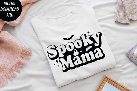Spooky mama svg, Spooky mama sweet shirt, Spooky mama t shirt, Spooky mama cut files, mom t shirt, Halloween Mom t shirt, Gift for mom SVG Isabella Machell 