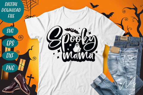 Spooky mama svg, Spooky mama sweet shirt, Spooky mama t shirt, Spooky mama cut files, mom t shirt, Halloween Mom t shirt, Gift for mom SVG Isabella Machell 