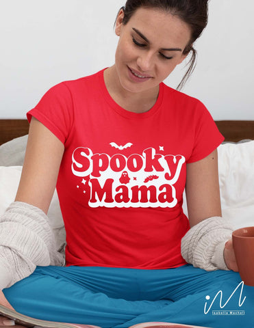 Spooky mama svg, Spooky mama sweet shirt, Spooky mama t shirt, Spooky mama cut files, mom t shirt, Halloween Mom t shirt, Gift for mom SVG Isabella Machell 