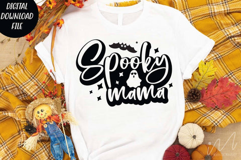 Spooky mama svg, Spooky mama sweet shirt, Spooky mama t shirt, Spooky mama cut files, mom t shirt, Halloween Mom t shirt, Gift for mom SVG Isabella Machell 