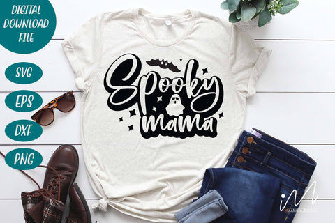 Spooky mama svg, Spooky mama sweet shirt, Spooky mama t shirt, Spooky mama cut files, mom t shirt, Halloween Mom t shirt, Gift for mom SVG Isabella Machell 