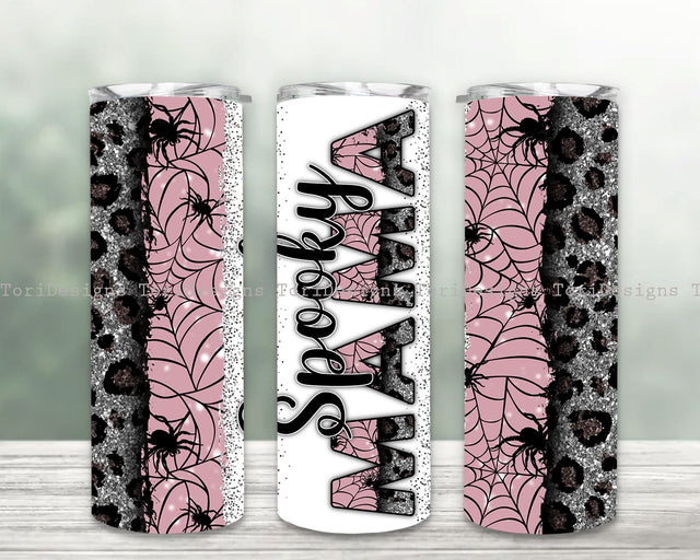 Spooky Mama Tumbler PNG, Spooky Mama Digital Download Tumbler Wrap Sublimation PNG Sublimation ToriDesigns 