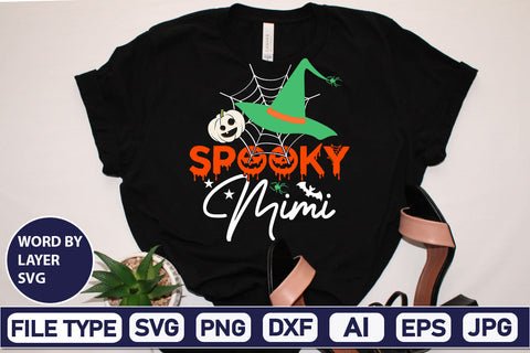 Spooky Mimi SVG Cut File SVGs,Quotes and Sayings,Food & Drink,On Sale, Print & Cut SVG DesignPlante 503 