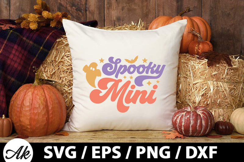 Spooky Mini Retro SVG SVG akazaddesign 