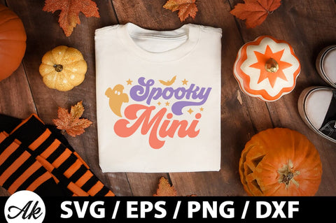 Spooky Mini Retro SVG SVG akazaddesign 