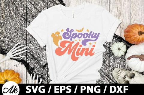 Spooky Mini Retro SVG SVG akazaddesign 