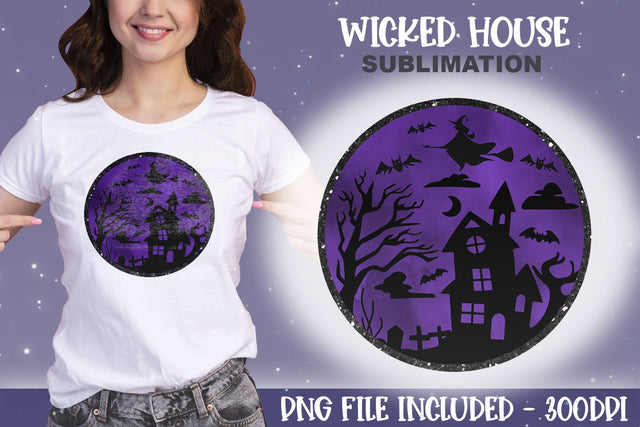 Spooky Night Design for Sublimation - Halloween Witch Sublimation Design Sublimation Digital Clipart Deals 