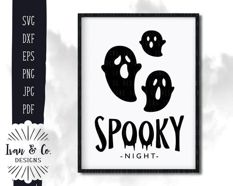 Spooky Night SVG Files | Halloween SVG (816132253) SVG Ivan & Co. Designs 
