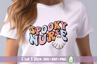 Spooky Nurse SVG, Retro Halloween SVG SVG LilleJuniper 
